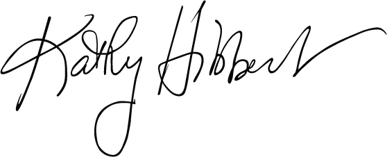 Kathy Hibbert Signature